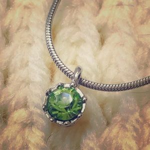 💘💚 Set• Peridot necklace and stud earrings 💚